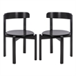 Safavieh Calixto Wood Dining Chair in Black