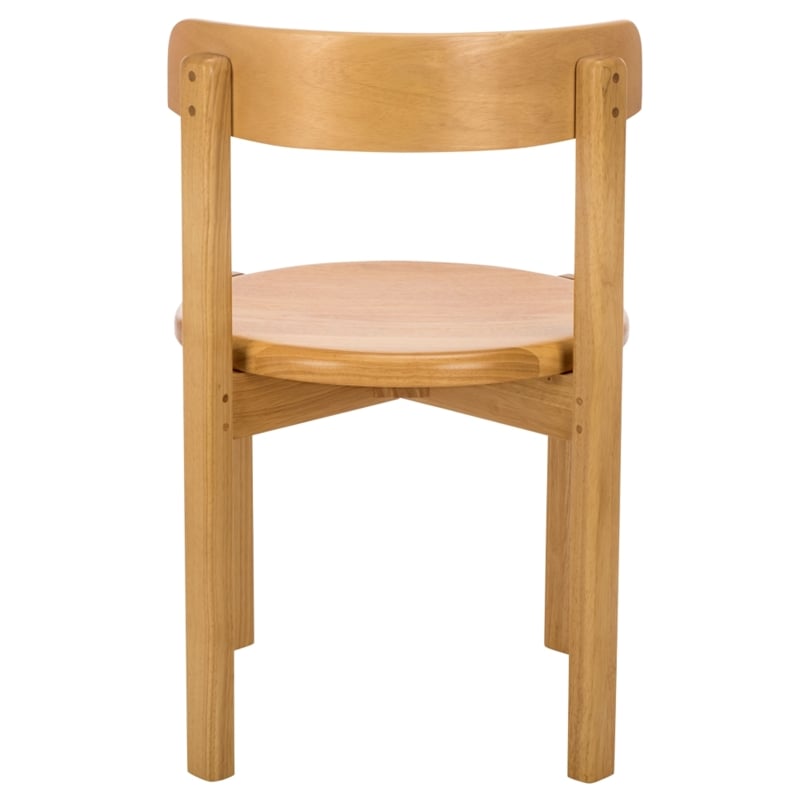 Safavieh Calixto Wood Dining Chair in Light Brown