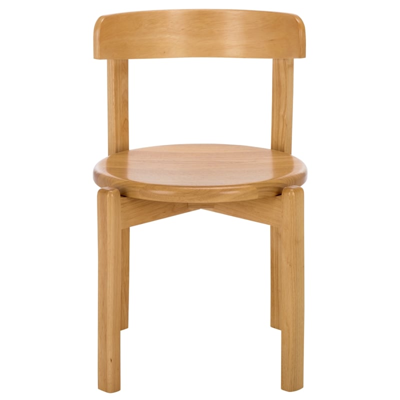 Safavieh Calixto Wood Dining Chair in Light Brown