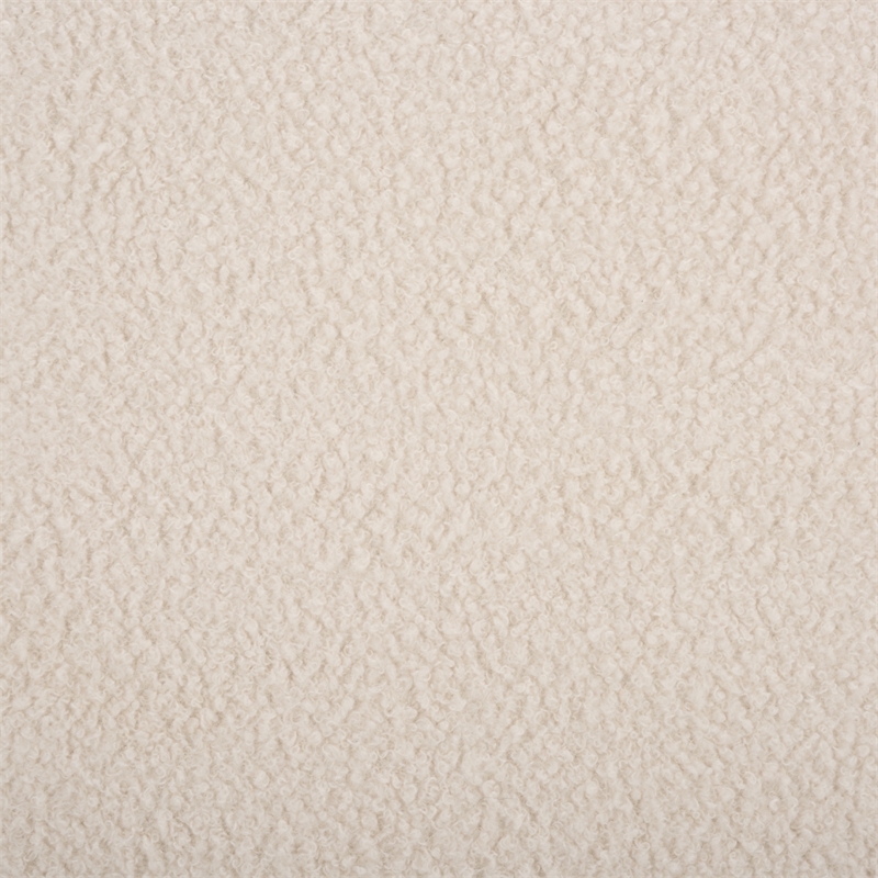 Safavieh Emmie Square Wood and Fabric Storage Ottoman  in Cream