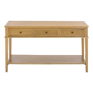 Safavieh Manelin Wood and Metal Console  in Natural