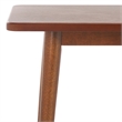 Safavieh Florent Wood and Metal Bench in Walnut