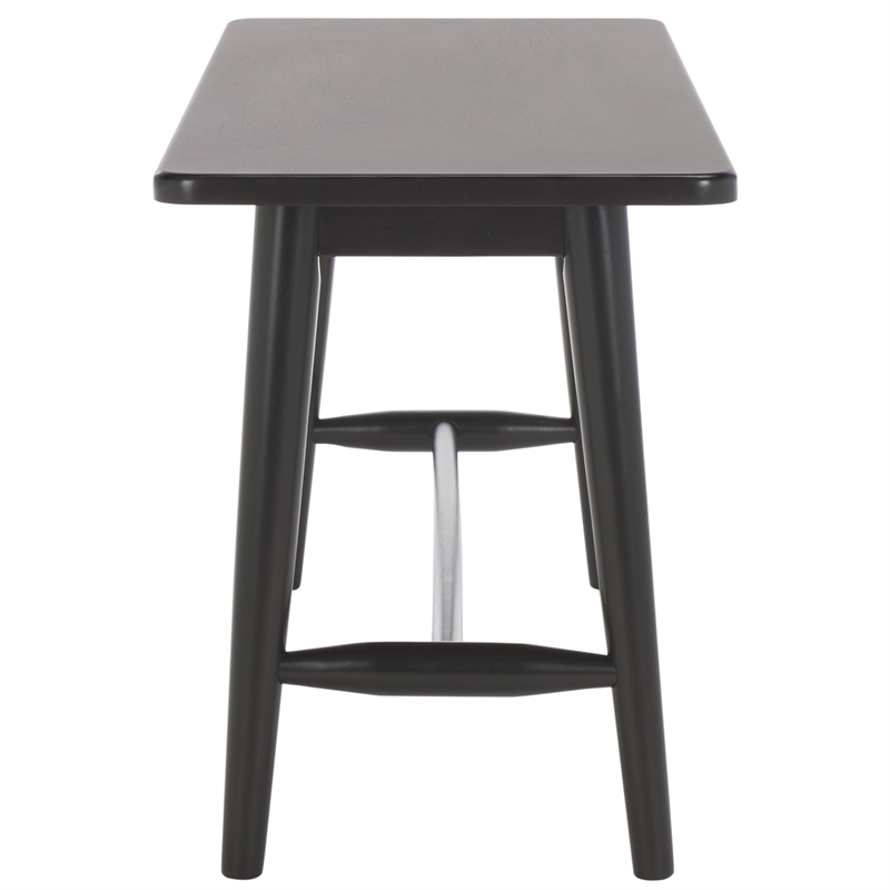 Safavieh Florent Wood and Metal Bench in Black