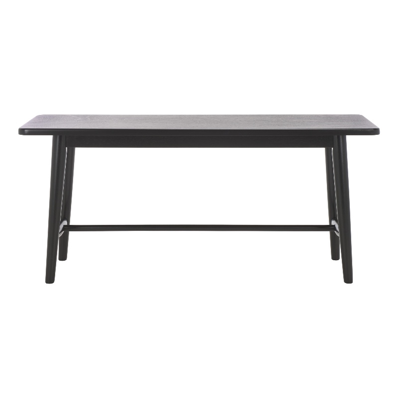 Safavieh Florent Wood and Metal Bench in Black