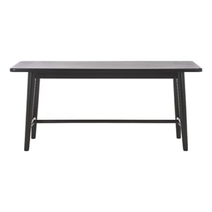 Safavieh Florent Wood and Metal Bench in Black