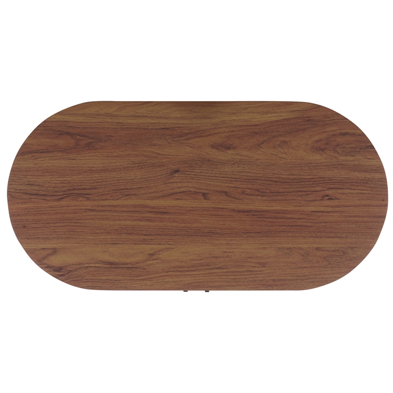 Safavieh Erdwing Wood Bar Cabinet in Walnut / Black