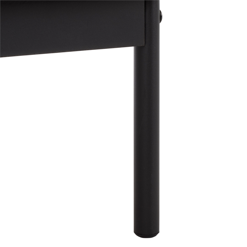 Safavieh Erdwing Wood Bar Cabinet in Black / Black