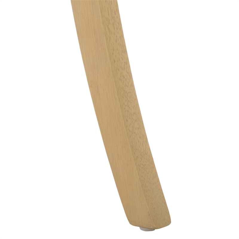Safavieh Maiko Wood and Metal Barstool  in Cream / Natural