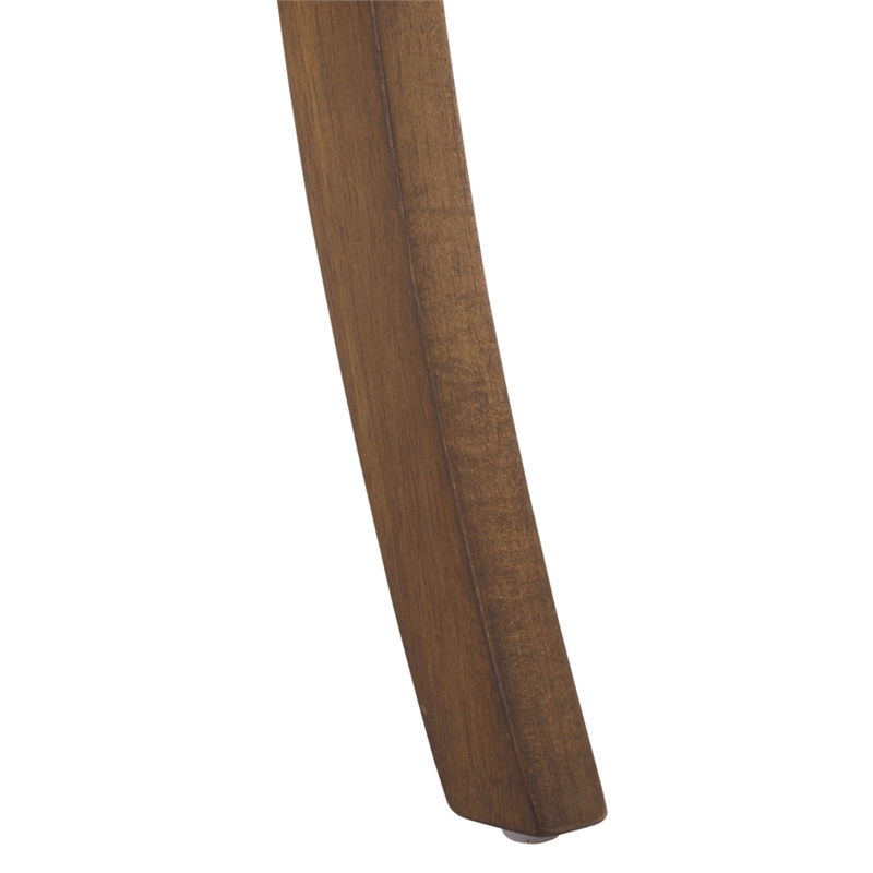 Safavieh Takado Wood and Metal Barstool in Black / Natural