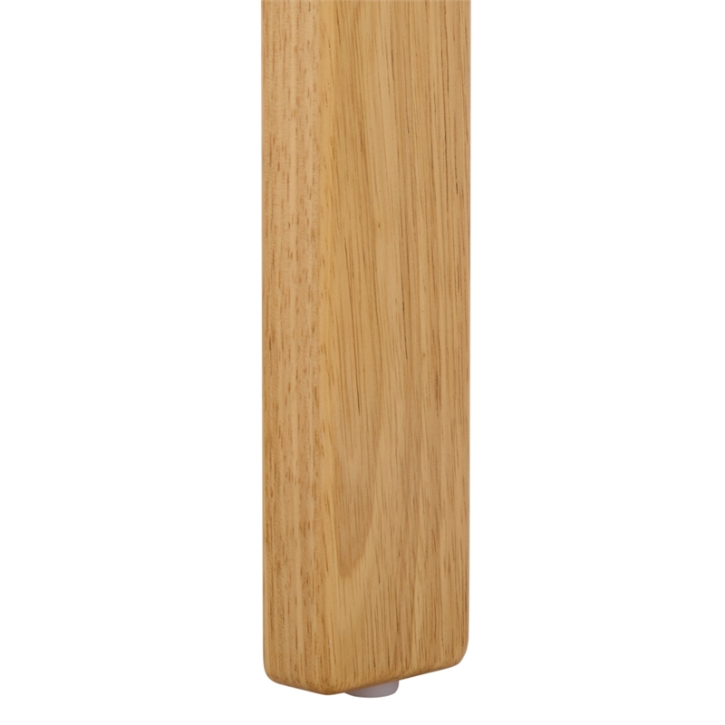 Safavieh Estes Round Wood and Fabric Counter Stool  in White / Light Brown