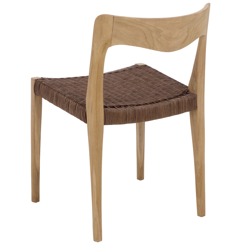Safavieh Sezja Wicker and Rattan Dining Chair  in Natural / Brown
