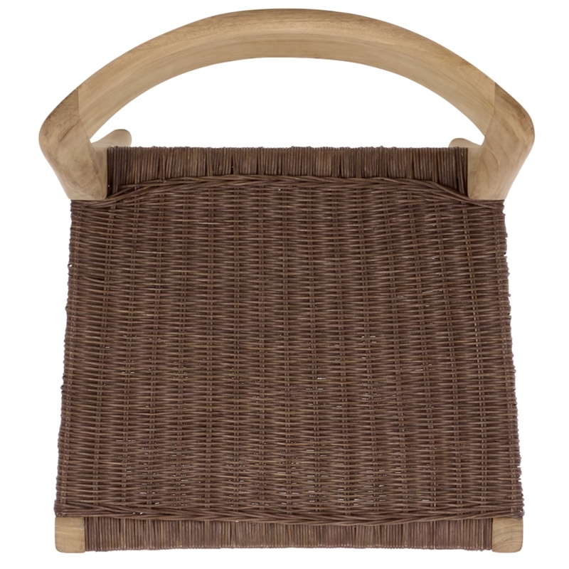 Safavieh Sezja Wicker and Rattan Dining Chair  in Natural / Brown