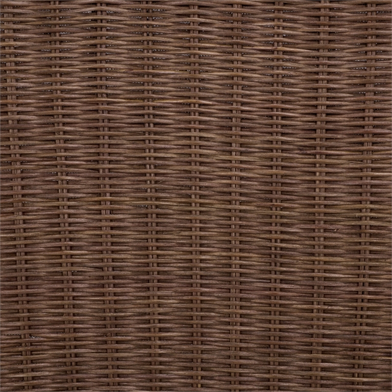 Safavieh Sezja Wicker and Rattan Dining Chair  in Natural / Brown