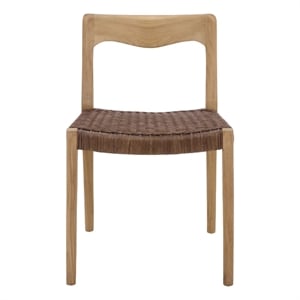 Safavieh Sezja Wicker and Rattan Dining Chair  in Natural / Brown
