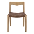 Safavieh Sezja Wicker and Rattan Dining Chair  in Natural / Brown