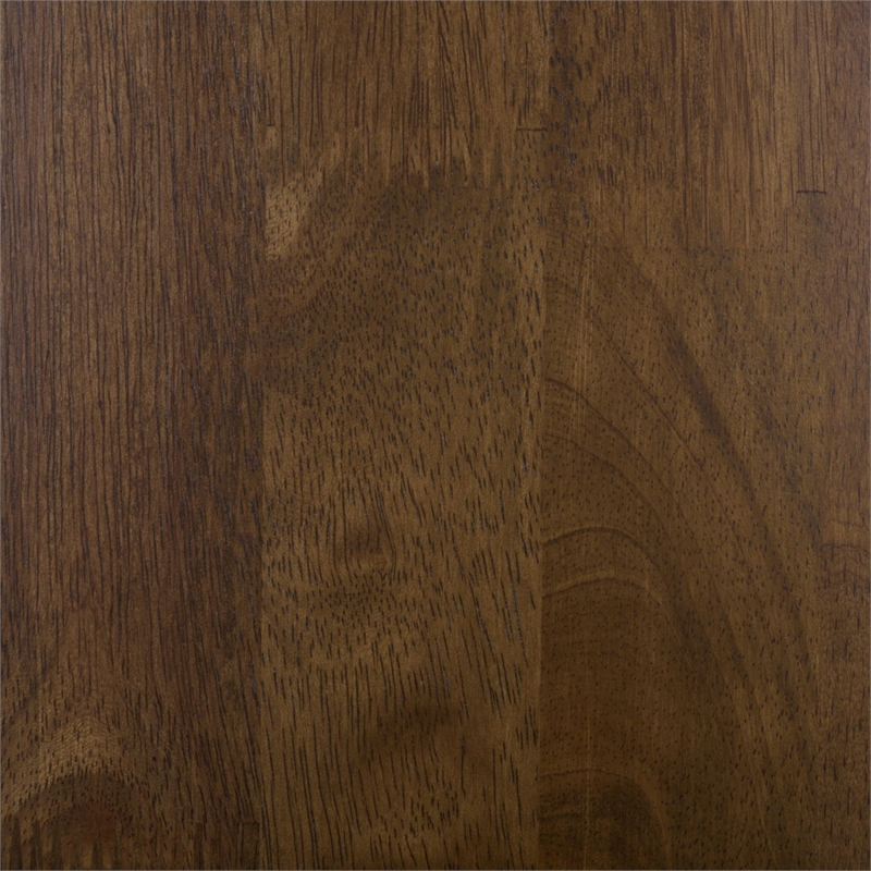Safavieh Roswitha Wood Slat Back Side Chair in Dark Oak
