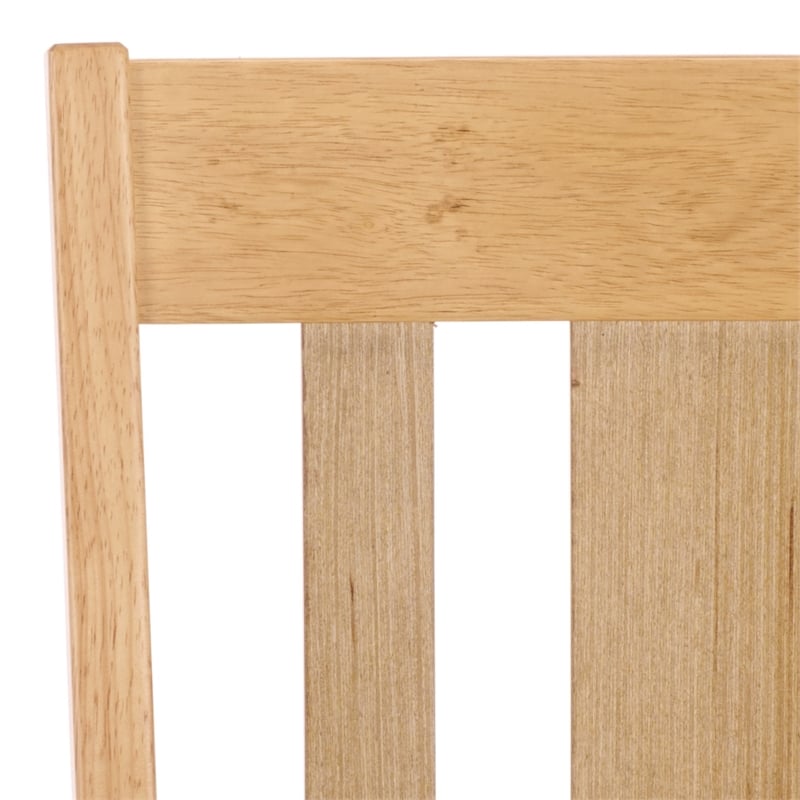 Safavieh Roswitha  Wood Slat Back Side Chair in Light Oak