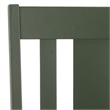 Safavieh Roswitha Wood Slat Back Side Chair in Green