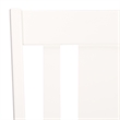Safavieh Roswitha Wood Slat Back Side Chair in White
