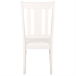 Safavieh Roswitha Wood Slat Back Side Chair in White