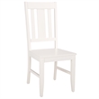 Safavieh Roswitha Wood Slat Back Side Chair in White