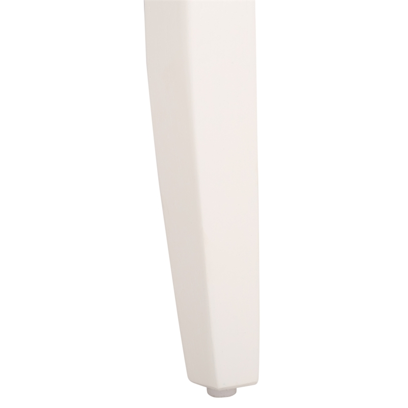 Safavieh Roswitha Wood Slat Back Side Chair in White
