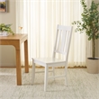 Safavieh Roswitha Wood Slat Back Side Chair in White