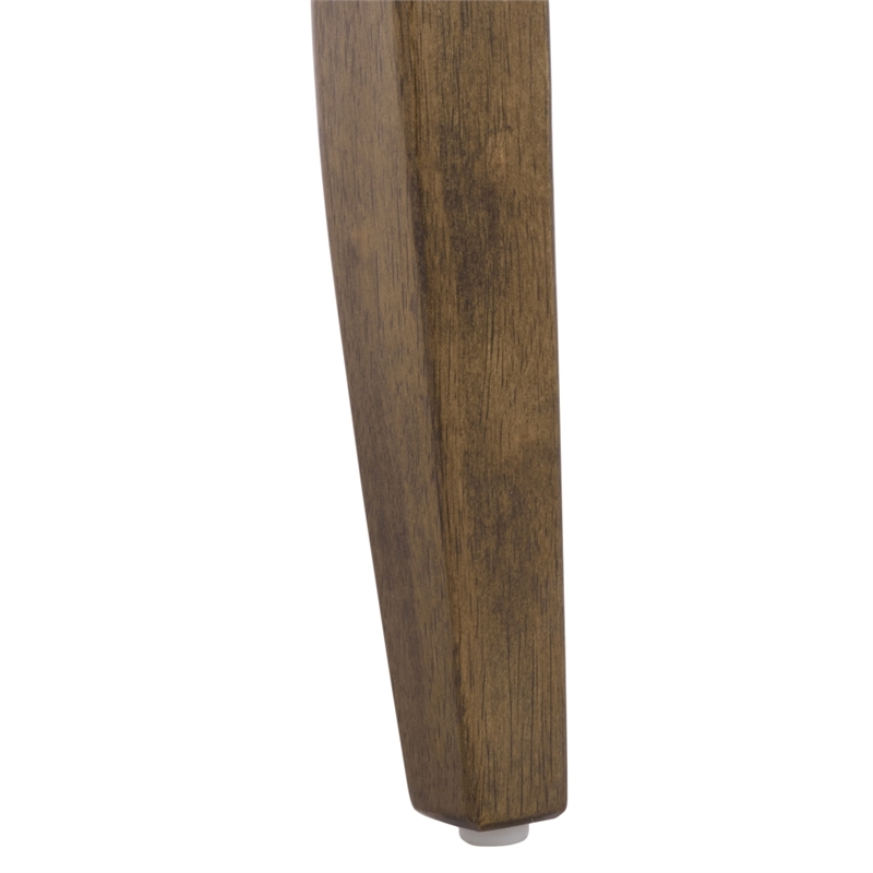 Safavieh Hannelore Wood Arm Chair in Dark Oak