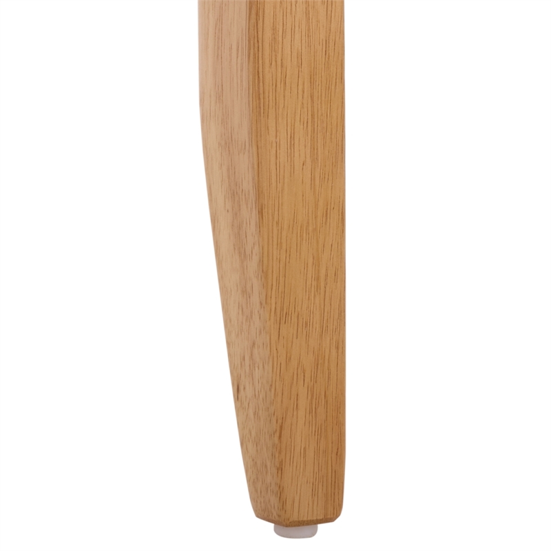 Safavieh Hannelore Wood Arm Chair in Light Oak