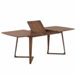 Safavieh Alissa Extendable Wood Dining Table  in Walnut
