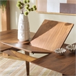 Safavieh Alissa Extendable Wood Dining Table  in Walnut