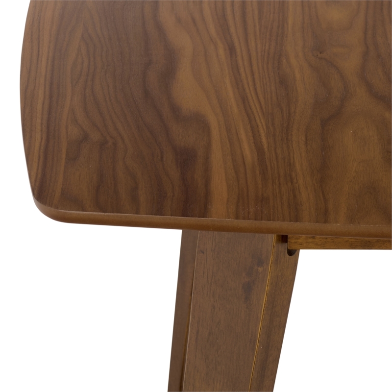 Safavieh Alissa Extendable Wood Dining Table  in Walnut