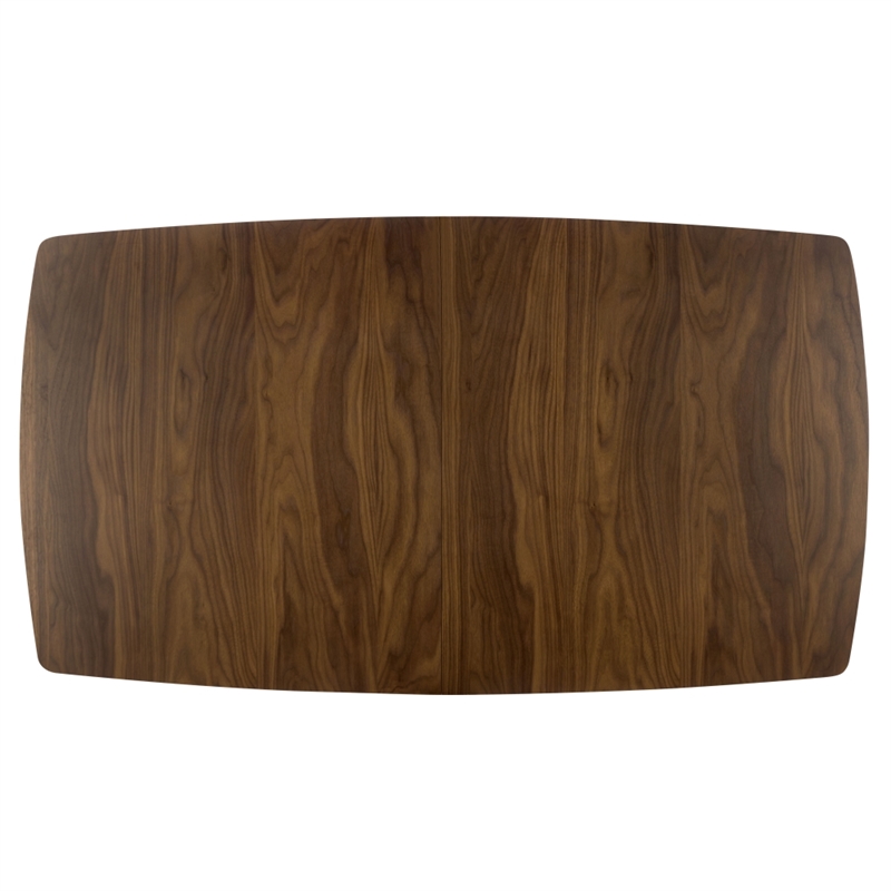 Safavieh Alissa Extendable Wood Dining Table  in Walnut