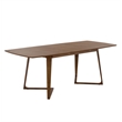 Safavieh Alissa Extendable Wood Dining Table  in Walnut