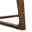 Safavieh Alissa Extendable Wood Dining Table  in Walnut