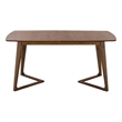 Safavieh Alissa Extendable Wood Dining Table  in Walnut