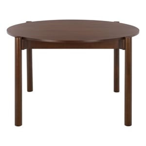 Safavieh Naomina Wood Dining Table in Walnut