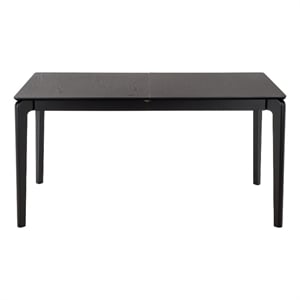 Safavieh Hammis Extendable Wood Dining Table in Black