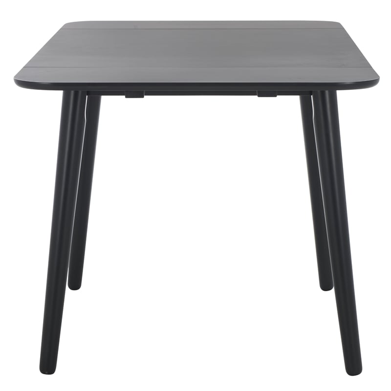 Safavieh Damarius Wood Drop Leaf Table in Black
