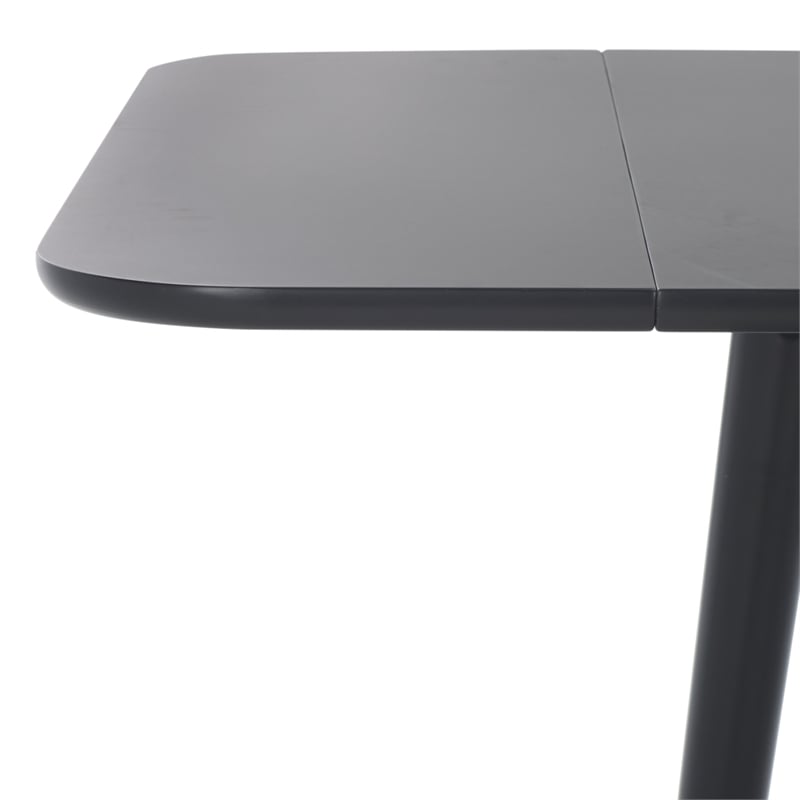 Safavieh Damarius Wood Drop Leaf Table in Black