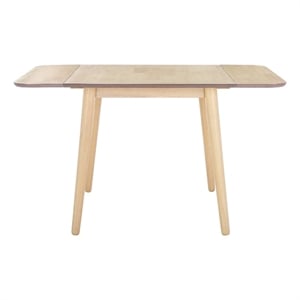 Safavieh Damarius Wood Drop Leaf Table in White
