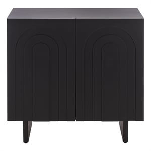Safavieh Simi Compact Wood Sideboard/Media Stand in Black