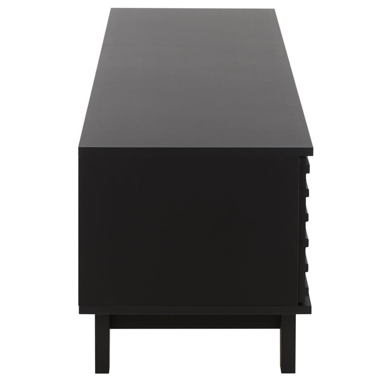 Safavieh Zulie Wood Sideboard/Media Stand in Black