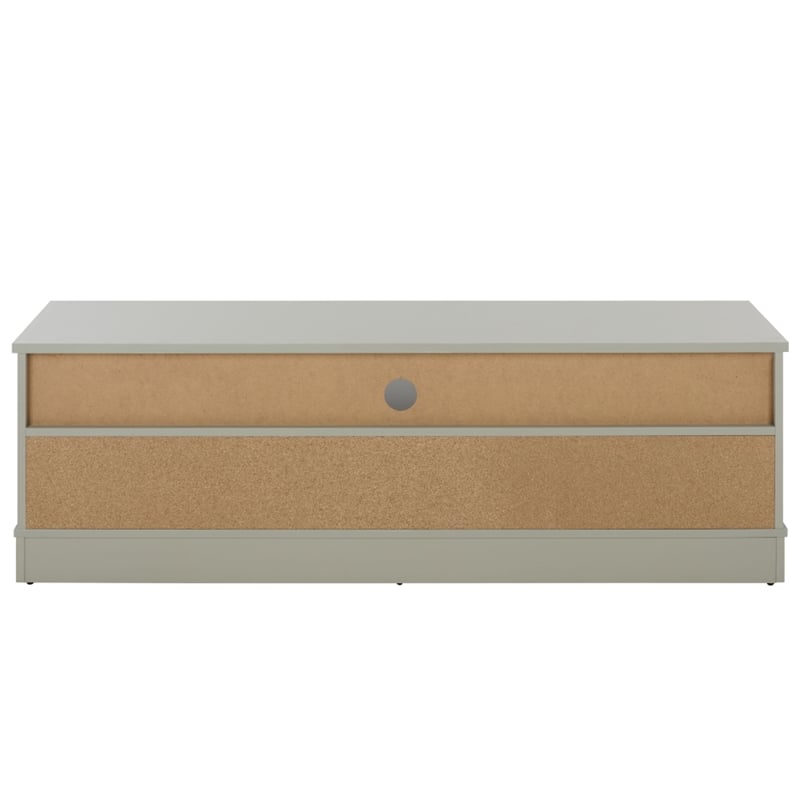 Safavieh Shafa Wood Sideboard/Media Stand in Light Gray / Brass