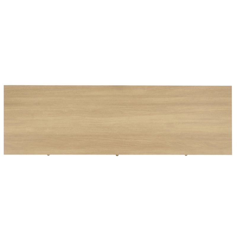 Safavieh Shafa Wood Sideboard/Media Stand in Natural / Brass