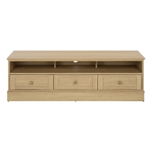 Safavieh Shafa Wood Sideboard/Media Stand in Natural / Brass