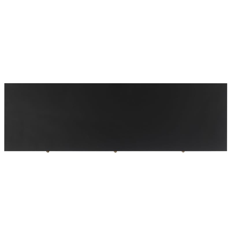 Safavieh Shafa Wood Sideboard/Media Stand in Black / Brass