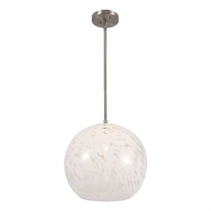 Safavieh Ines Pendant Glass and Iron in Nickel