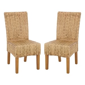 Safavieh Luz  Wood Dining Chair in Natural / Brown
