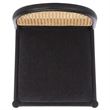 Safavieh Laylie Rattan and Wood  Counter Stool  in Black / Black